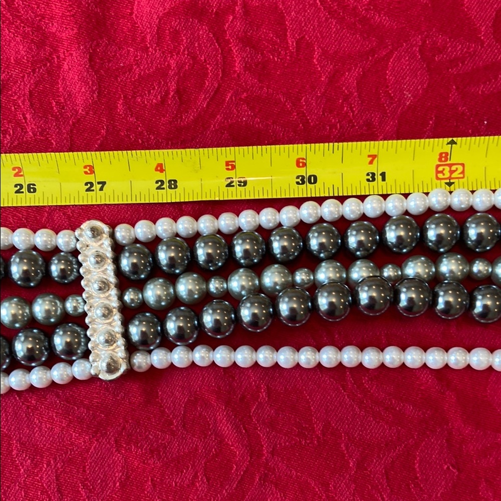 Chico's Black and White Multi-Strand Belt NWT - Picture 8 of 11
